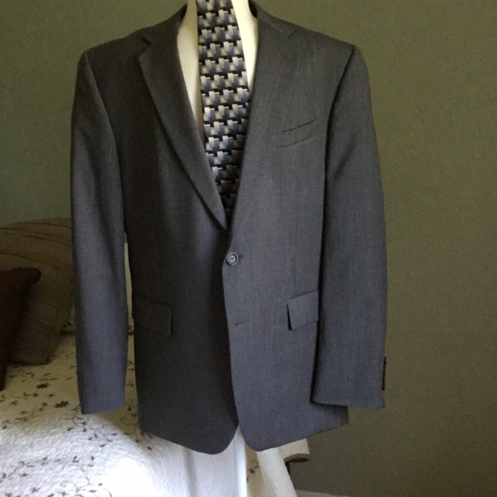 Stafford EUC gray sport coat
